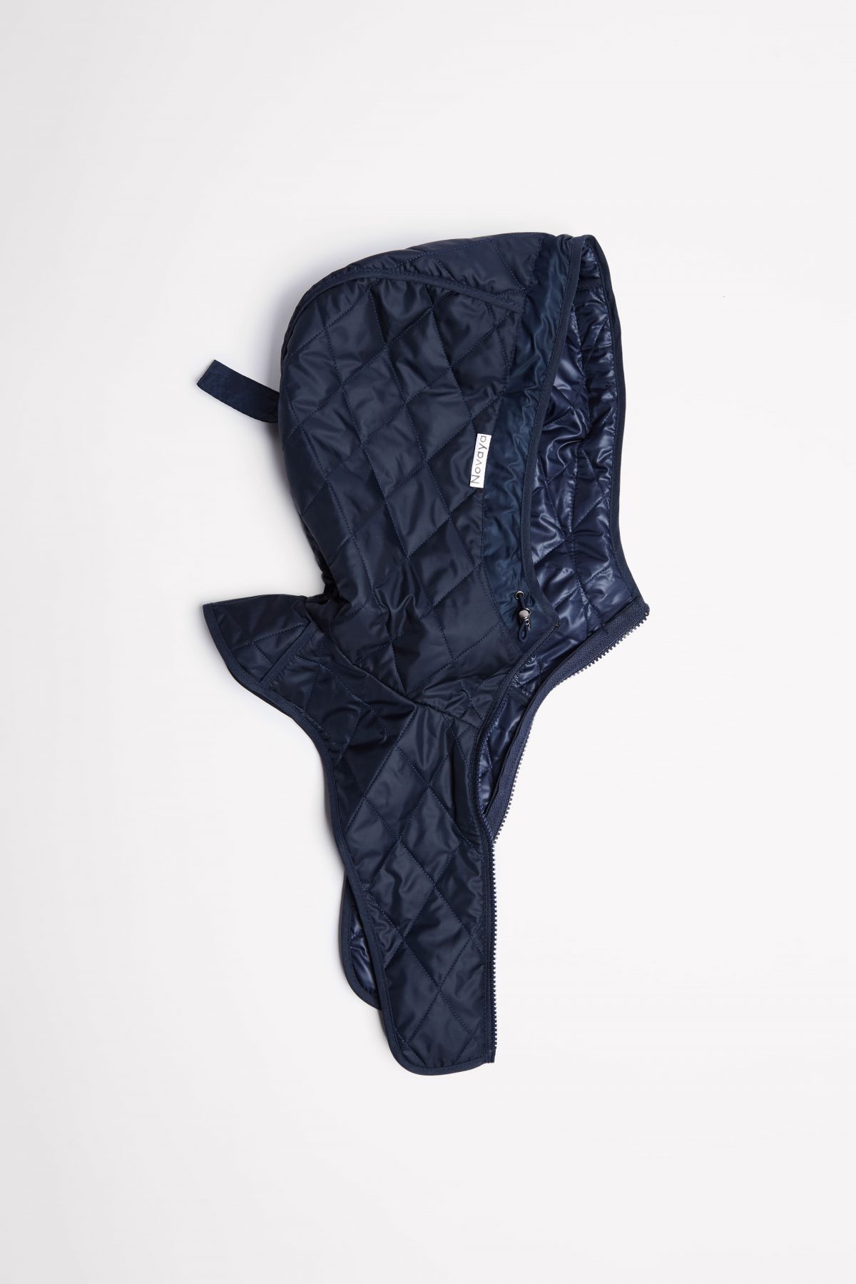 Stitched hood: синий